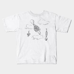 Squid Balloons Kids T-Shirt